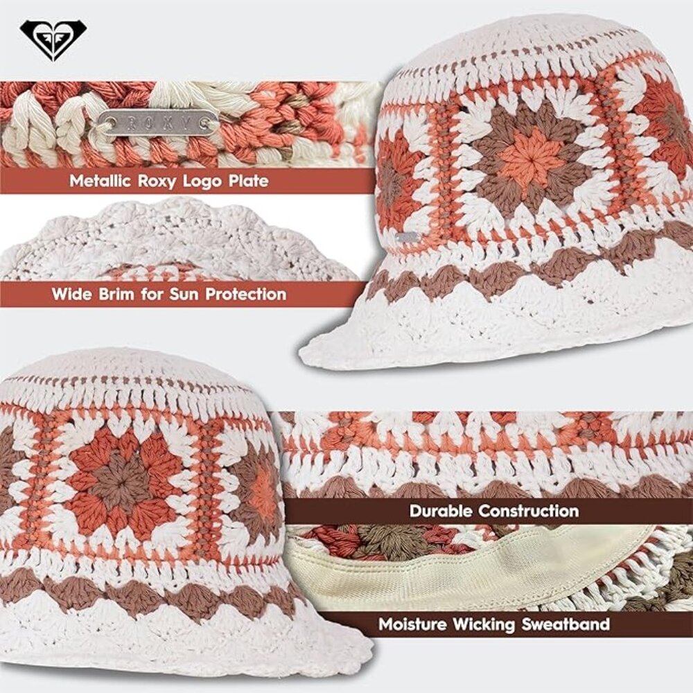 NWOT Roxy Womens Morning Fog Bucket Hat - Picture 2 of 4